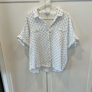 Splendid shirt sleeve button down